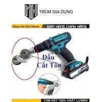 Đầu chuyển Cắt Tôn Thế Hệ Mới 2024- gắn máy khoan cắt tôn phẳng tôn sóng lưỡi cắt tôn-----