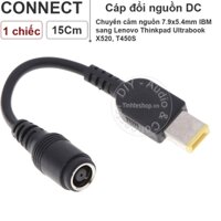 Đầu chuyển chân sạc IBM Lenovo ThinkPad 7.9*5.4 ra chân sạc X140E X240 X240S X230 X250 X1 carbon