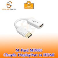 Đầu chuyển DisplayPort sang HDMI M-Pard MD005 1080p 60Hz - Hàng chính hãng