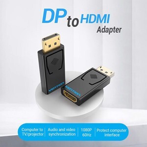 Đầu chuyển DisplayPort to HDMI Vention HBKB0