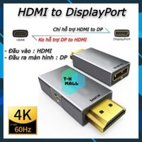 Đầu chuyển đổi cáp HDMI tương thích sang cáp DisplayPort Mac Xbox Máy tính Laptop Màn hình kết nối TV PS5 4K 60HZ PKCN