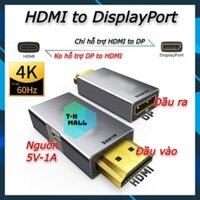 Đầu chuyển đổi cáp HDMI tương thích sang cáp DisplayPort Mac Xbox Máy tính xách tay Màn hình kết nối TV PS5 4K 60HZ PKCN
