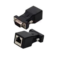 Đầu chuyển đổi COM DB9 RS232 Đực sang LAN RJ45