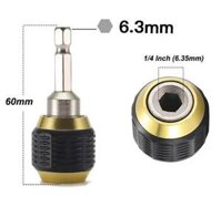 ĐẦU CHUYỂN ĐỔI ĐẦU KHOAN SANG ĐÀU LỤC GIÁC BẮT VÍT, BẮN TÔN - Mũi Soi Gỗ Tân Phú
