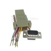 Đầu chuyển đổi DB9 đực sang RJ45 (DB9 Male to RJ45 8P8C)