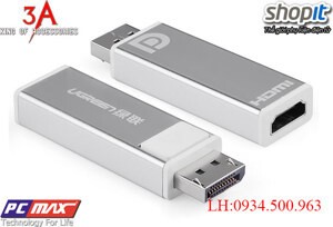 Đầu chuyển đổi Displayport sang HDMI 4Kx2K Ugreen 20413