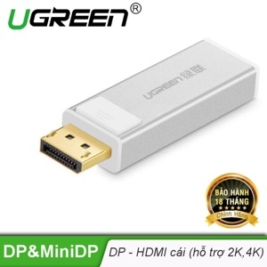 Đầu chuyển đổi Displayport to HDMI Ugreen 20401