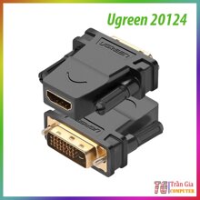Đầu chuyển đổi DVI-D Male to HDMI Female Ugreen 20124