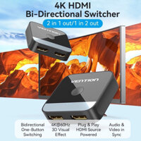 Đầu chuyển đổi HDMI 2 trong 1 VENTION 4k 60hz 1 ra 2 cho Ps tv box