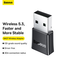 Đầu chuyển đổi không dây Baseus BA07 (Usb Bluetooth 5.3, 20m, Wireless Audio Transmission Adapter For PC/Laptop/Smartphone/Tablet)