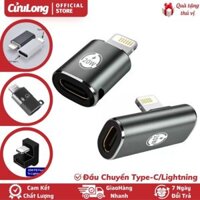Đầu Chuyển Đổi Lightning Type C, otg kết nối cáp sạc microphone cho iPhone Android