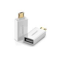 Đầu chuyển đổi MICRO USB sang USB âm hỗ trợ OTG Ugreen 30529 Màu Trắng