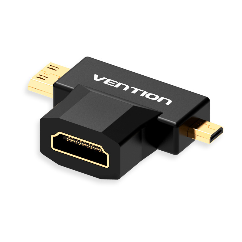 Đầu chuyển đổi Mini HDMI và Micro HDMI to HDMI Vention AGDB0