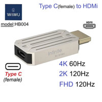 Đầu chuyển đổi Type C (female) to HDMI 4K 60Hz Wiwu BH004