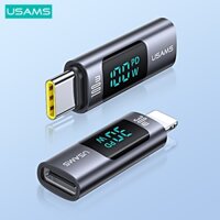 Đầu chuyển đổi USAMS 100W USB C Type-C IP 2.0 màn hình điện tử/đầu nối OTG cho điện thoại iPd S22 máy tính bảng Android