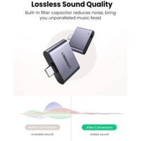 Đầu chuyển đổi USB-C sang jack 3.5mm Ugreen 70311