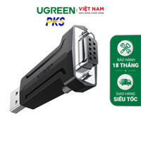 Đầu chuyển đổi USB to COM âm DB9 RS232 Ugreen 80111 chính hãng