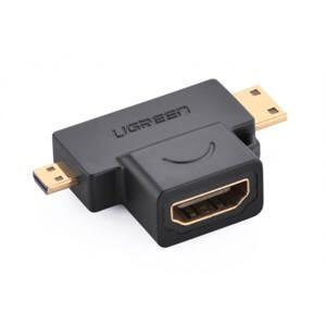 Đầu chuyển HDMI sang Micro HDMI và Mini HDMI Ugreen 20144