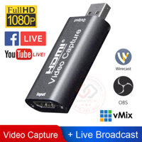 Đầu chuyển HDMI sang USB capture chụp ảnh máy siêu âm, nội soi vào máy tính PC, Laptop HD1080P 60 fps