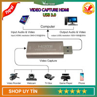 Đầu chuyển HDMI vào laptop, pc qua cổng USB, Video capture - Đầu HDMI to USB 3.0 Video Capture