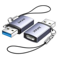 Đầu Chuyển OTG USB 3.0 Sang Type C Male To Female Vỏ Nhôm Sạc Nhanh 18W Jasoz T-G160 ( Hỗ Trợ tai nghe USB-C )
