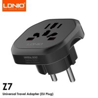 Đầu chuyển phích cắm sang 2 chấu đa năng  Du Lịch Tiện lợi Z7 LDNIO