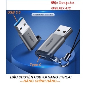 Đầu chuyển USB 3.0 to Type-C Ugreen 50533