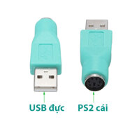 Đầu chuyển USB sang PS2 cái