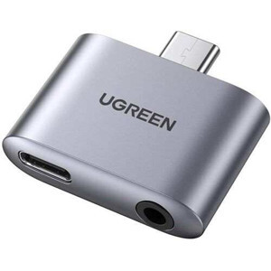Đầu chuyển USB Type C to 3.5mm + sạc PD 30W Ugreen 70311