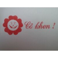 Dấu Cô Khen KT 14x38mm