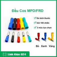 Đầu Cos Dây Điên, Cos Đầu Đạn, Bộ Đầu Cos Đực Cái, Đầu Cos gói 100c  MPD/FRD 1.25-156