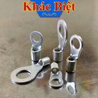 Đầu cos tròn trần cao cấp KST, đầu cốt khuyên bằng đồng bấm nối dây điện đấu bình ắc quy