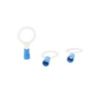 Đầu cose RV2-12 chất liệu đồng vàng dẫn điện tốt, đầu cốt tròn (100 cái) phủ nhựa