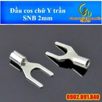 Đầu cosse chữ Y trần dùng cho dây cáp điện phi 1.5mm đến 2.5 mm | Đầu nối dây điện