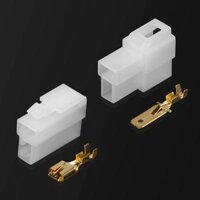 đầu cosse dây điện DJ7021-6.3-11/21 nylon đầu nối ô tô dây nối 2 lỗ ắc quy ô tô điện nam nữ 2P dau cos dien cút nối dây điện chống nước