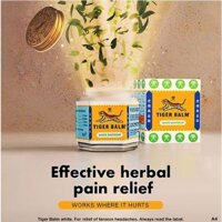 DẦU CÙ LÀ CON HÔ TRANG VA hổ đỏ TIGER BALM SINGAPORE 30gr