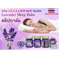 Dầu Cù Là Giúp Ngủ Ngon Giảm Stress  ( 1 lốc 12 hủ )- Dầu Cù Là Lavender Sleep Balm Thái Lan