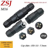 Đầu cút nối dây điện chống nước chuẩn IP68 chính hãng ZSJ M16