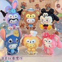 Đầu Cừu Thế Hệ Thứ Bảy 6 Loại Giai Điệu cos Kuromi Quế Chó Hello Kitty Viên nhộng Máy Đồ Chơi Hộp Bí Ẩn Trang Trí Bánh