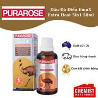 Dầu Đà Điểu Purarose EmuX Extra Heat 5in1 100ml