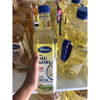 Dầu đậu nành simply 1l, 2l