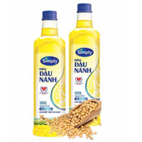Dầu đậu nành Simply 1L- Combo 2 chai