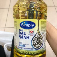 Dầu đậu nành simply chai 2L