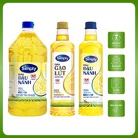 Dầu  Đậu Nành  Simply/ Dầu Gạo lứt / 1L, 2L, 5L