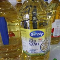 Dầu đậu nanh Simply  dùng cho các món chiên ,xào ,nấu ..2L