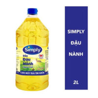 Dầu Đậu Nành Simply Nguyên chất 100% Chai 2L
