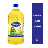 Dầu Đậu Nành Simply Nguyên chất 100% Chai 2L