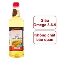 Dầu đậu nành tinh luyện Janbee chai 1 lít