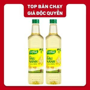 Dầu đậu nành tự nhiên Coba chai 2 lít
