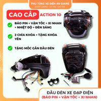 Đầu đèn xe đạp điện 48v Action 10, cao cấp, đầy đủ chức năng, bền, đẹp